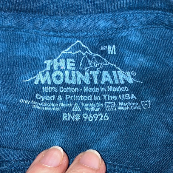 The mountain tie dye horse stallion shirt sleeve tee t-shirt medium - Picture 5 of 6